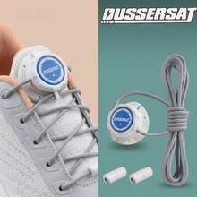 旋转旋钮免系鞋带，弹性快速锁定懒人鞋带，易于安装，适用于运动鞋、靴子、跑步鞋、健身鞋，男女通用 - 彩色 - 查看 3