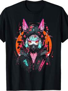 Men T-Shirts - Hitam - View 1