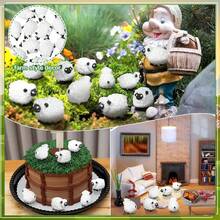 1/5/10pcs Mini Resin Sheep Figurines, White Lamb Cute Animal Sculptures, Suitable For Landscape Decor, Fairy Garden, DIY Decoration, Cake Topper, Applicable For Eid Al-Adha, Easter, Birthday Decoration - Multicolor - View 4
