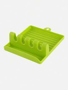 Giá đỡ dụng cụ nhà bếp bằng silicon có miếng lót chống nhỏ giọt, chống trượt, chịu nhiệt, hộp đựng đa năng cho thìa, muỗng, nắp nồi và các dụng cụ nấu nướng. - nhiều màu - Xem 13