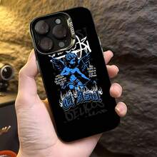 Ángel azul arquero fondo negro sadboyz.funda de teléfono Fundas compatibles con ,Apple,VIVO,OPPO,,, y Honor.Fabricadas en silicona TPU,ofrecen protección contra golpes y caídas. - Negro - Ver 4