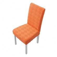 Elastic Stretch Dining Chair Cover Jacquard Chair Cushion Cover Polar Fleece Waterproof Seat Covers Chair Protectors - Multicolor - View 17