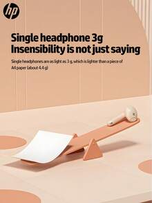 HP H10J Wireless Headphones | Bluetooth 5.4 | IPX4 Waterproof | 30 Hours Playtime | Built-In Microphone | Includes Protective Case And Anti-Lost Silicone Lanyard - View 3