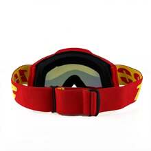 Newest 100 Motorcycle Goggles For Men Motocross Sunglasses Safety Protective MX Night Vision Helmet Goggles Driving Glasses - BK-BLUE - 查看 6