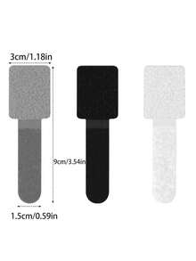 20 kẹp cáp nylon, dụng cụ sắp xếp dây cáp máy tính và dữ liệu trên bàn làm việc. - nhiều màu - Xem 3