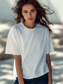Women T-Shirts - White - View 2