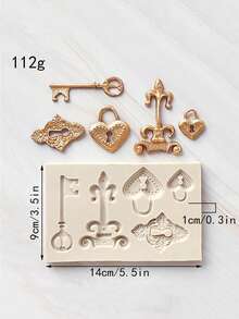 1pc Vintage Buckle Mold, Cake Chocolate Baking Mold For Handbag, Purse, Cupcake Decoration - View 10