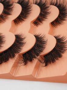 Bộ 6 mi giả cong chữ C, mềm mại, dẻo dai, dày dặn, có thể tái sử dụng, tạo hiệu ứng ba chiều cho đôi mắt to tròn. - Xem 4