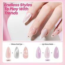 Beetles Spring Gel Polish Set - Fingertip Palette, 32 Colors Valentines Polish Set With Base Top Coat - 20 Color Soft Tint - 查看 5