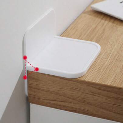 4pcs Child Safety Locks, No Drill Cabinet Anti-Tip Strap, Shoe Rack Wardrobe Bookshelf Fixing Clips