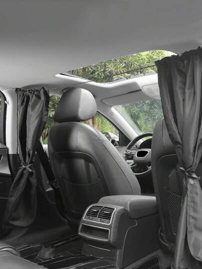 Bộ che nắng cửa sổ sau xe hơi, có vách ngăn từ tính và vải polyester thoáng khí, chắn nắng và nhiệt, phụ kiện xe hơi thiết yếu cho những chuyến đi mùa hè, thích hợp làm quà tặng cho cả nam và nữ.