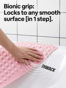 Bathroom Mat With Hundreds Of Powerful Suction Cups For Fast Drainage And Comfortable Foot Massage Soft Textured Non-Slip Perfect For Elderly Pregnant Women And Adults Ideal For Hotel Bathtubs Shower Stalls And Washroom Use Decor Accessories - contracted design - View 5
