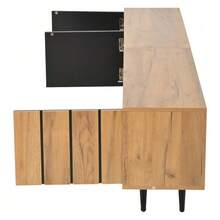 Television Stands & Entertainment Centers - Natural - View 11