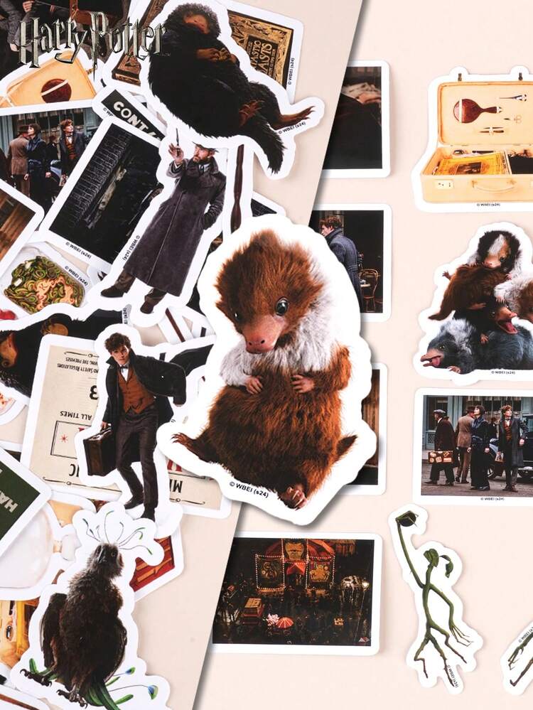 Warner Bros 100PCS Officially Licensed PVC Stickers Featuring Hermione Granger Ron Weasley And House Designs Waterproof Durable Vinyl Decals For Laptop Water Bottle Phone Luggage Skateboard Decoration Gift For Friends Fans Collectors - Stickers - View 23