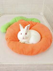 1 tấm thảm hình củ cà rốt mềm mại, thoáng khí, thích hợp cho chuột hamster, thỏ, chuột lang và các thú cưng nhỏ khác, có thể dùng trên ghế sofa hoặc giường ngủ. - Nhiều màu - Xem 5