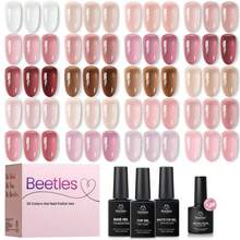 Beetles Spring Gel Polish Set - Fingertip Palette, 32 Colors Valentines Polish Set With Base Top Coat - 20 Color Soft Tint - 查看 8