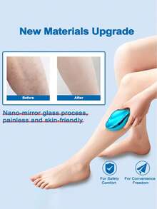 物理脱毛器 水晶毛发橡皮擦 易于清洁 可重复使用 身体光滑美容脱毛工具 - 彩色 - 查看 4