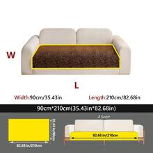 1件装雪尼尔四季通用宠物防滑沙发垫，适用于家庭客厅、卧室、办公室沙发，可机洗 - 多色 - 查看 18
