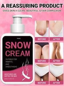 AURANY 200g Intimate Whitening Cream, Intimate Skin Brightening & Repairing Cream, Helps Improve Intimate Area, Knee And Elbow Discoloration, Moisturizing Non-Greasy Formula, Gentle For All Skin Types Daily Intimate Care - Snow Cream - View 2