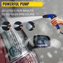 High Performance Deck Washdown Pump Kit 5.5 GPM 70 PSI Heavy Duty Marine Wash Pump For Boat Yacht Outdoor Deck Cleaning - Black - View 3