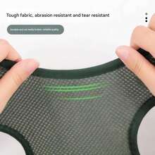 猫狗指甲修剪器，带挂钩的柔软沐浴袋，适用于中小型宠物，辅助美容、喂药和洗澡，宠物美容吊床 - 淺藍色 - 查看 5