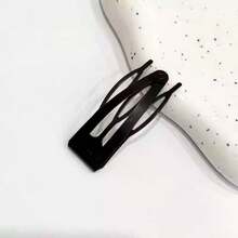 10pcs Double-Headed Hair Clips, Sightor Metal Clamp Hair Clips, Women's Salon Hair Accessories, Hair Decorations (Black, Brown, Silver, Khaki, Gold), Claw Clips, School Supplies,Summer,Holiday,Travel - Multicolor - View 6