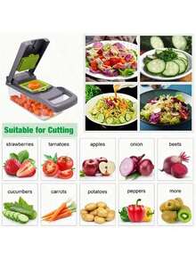16PCS Vegetable Chopper, Professional Onion Chopper, Multi-Functional Food Chopper, Kitchen Vegetable Slicer/Dicer, Vegetable Chopper, Carrot Chopper With Container, Vegetable Chopper And Spiral Chopper – Food Chopper With Container Function, Kitchen Utensils And Accessories, Household Essentials,Room Decor,Kitchen Essentials,Easter,Home Décor,Summer,Travel Essentials,Mother's Day,Mom,Mother's Day Gift,Flower,Jewelry,Mother's Day Decorations,Mother's Day Party Supplies,Women,Pink,Gift Set - 綠色 - 查看 7