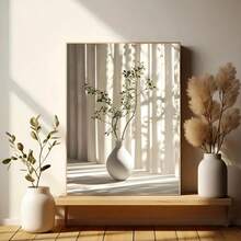 1pc Modern Abstract Vase & Plant Canvas Art Print - Frameless Canvas Poster, Minimalist Decor For Living Room, Bedroom, Kitchen, Hallway - Adds Elegance & Style, Living Room Decor Modern Canvas Print - 222 - View 2