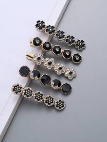 5 chiếc kẹp tóc trang trí hoa kiểu cổ điển ngày Valentine, phụ kiện tóc, kẹp tóc cài đầu, đồ dùng học tập, phụ kiện đội đầu, ghim cài tóc - Nhiều màu - Xem 4