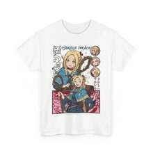 Delicious In Dungeon Marcille Donato T-Shirt, Unisex Tee, Manga Shirt White - Black - View 1