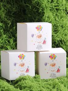 5/10/15/20个装宰牲节羔羊礼盒，烫金文字“Mu-Baaa-Rak”及丝带，高品质“Eid Mu-Baaa-Rak”纸质礼盒，烫金可爱羔羊和新月图案（3种颜色：绿色/黑色/白色） - 禮物盒糖盒 - 查看 12