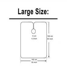 Extra Large Salon Cape With Snap Closure, Featuring Anti-Static And Easy-Clean Fabric, Suitable For Haircut Or Shaving Services - Multicolor - View 9