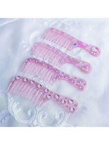 Cartoon Cute Mini Comb KT Sanrio Wide-Tooth Soft Girl Portable Makeup Comb For Bangs - Multicolor - View 4