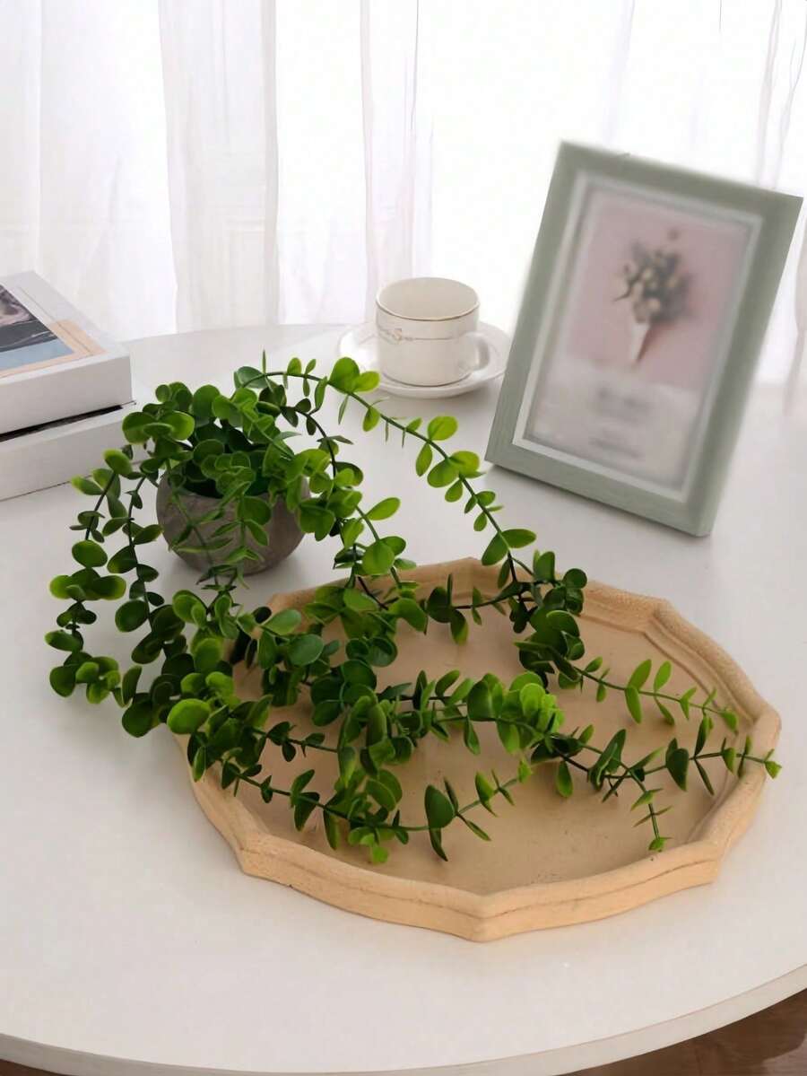 人造桉树吊盆 1个 - 綠色 - 查看 1