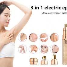 Instant Painless Electric Eyebrow Razor - Precision Facial Hair Removal Wand, Skin-Friendly Shaver For Shaping Eyebrows, Professional Beauty Trimming Device - Multicolor - View 11