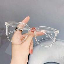 2026 Hot-Selling Oversized Square Tortoiseshell Computer Glasses, Vintage Retro Anti-Eye Strain & Anti-Eyewear Women & Men, Fashion Frames Gaming, Reading & Daily Screen, Non-Prescription Lens - 彩色 - 查看 4