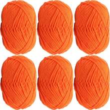 6卷/300克腈纶纱线，适合编织背心、帽子、包包、手工艺品等，每卷50克 - 多款式 - 查看 31