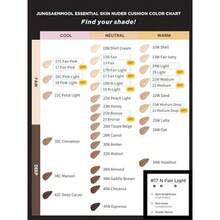 JUNG SAEM MOOL Essential Skin Nuder Cushion Refill Natural Finish Buildable Coverage Cushion Foundation by Korean Makeup Artist Refill Only 0.49 Fl Oz SPF 50 06 Pink Light - SPF 19 Rosa Claro - Ver 3