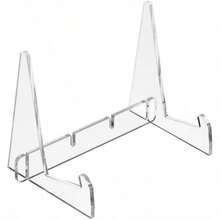 Acrylic Detachable Desktop Book Display Holder Clear Acrylic Bookshelf For Displaying Books Pictures Albums CDs Artworks - View 9