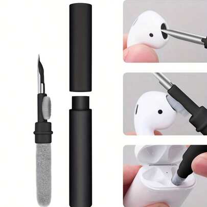 5/4/2pcs Earphone Cleaning Kit - 3-In-1 Multi-Functional Cleaning Pen With Soft Brush And Felt Sponge, Suitable For AirPods Pro, Phone Charging Port, Speakers And Earphones
