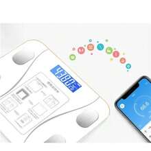 Digital Body And Muscle Scale, Smart Scale, Bluetooth Connection To App, Weights Up To 180 Kg, Accuracy Up To 0.01Kg - White - View 2
