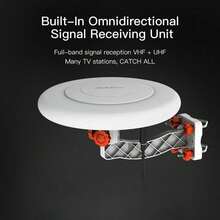 This Omni-Directional Reception Device Supports 360° Signal Capture For Outdoor And Marine Use. It Enhances Signal Strength For Stable Digital Viewing, Works Without Directional Adjustment, And Is Built To Resist Outdoor Elements For Long-Lasting Use. - Default - View 2