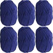 6卷/300克腈纶纱线，适合编织背心、帽子、包包、手工艺品等，每卷50克 - 多款式 - 查看 18