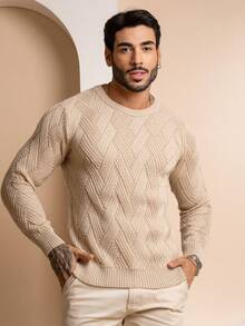 TRICOT DE LUXO SOPHISTICATED KNITTING SWEATSHIRT CHIC WINTER 26 - Beige - View 1