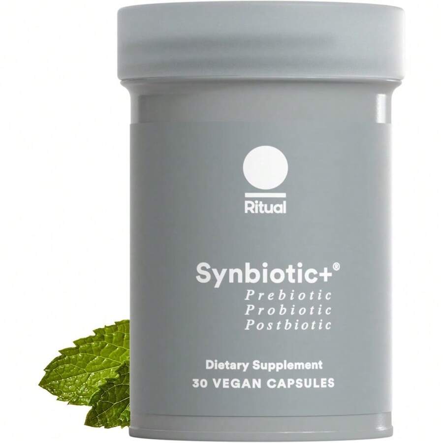 Ritual Synbiotic+ Probiótico, Prebiótico, Postbiótico, 3 en 1, Vegano, Cápsula diaria, Mujeres y Hombres, 30 días - por defecto - Ver 1