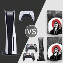 1 Bộ Miếng Dán Trang Trí In Hình Dành Cho Máy Chơi Game Phiên Bản Đĩa, Chống Trầy Xước, Chống Trượt, Thiết Kế Sáng Tạo (3 Miếng/Bộ) - Xem 10