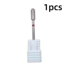1/3Pcs Diamond Nail Drill Bit Round Head For Cuticle Removal, Pocket Cleaning Bit, Professional Nail Tool - Multicolor - View 4