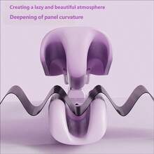 32毫米S型蛋卷卷发棒，负离子美发器，4档温度设置，30秒快速加热，防毛躁卷发器，新手友好，持久耐用，居家旅行必备美发造型工具 - 彩色 - 查看 13