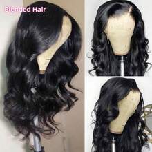 200% 密度波浪形 13x4 隐形蕾丝前假发，13x6 高清水波纹蕾丝前假发，34 英寸无胶波浪形蕾丝前假发，5x5 预拔毛无胶波浪形蕾丝前假发（带婴儿发，打造自然发际线），日常佩戴 - 自然色&黑色系 - 查看 45