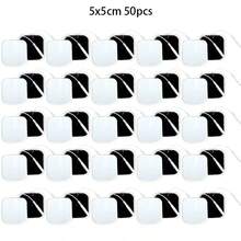 5*5cm Electrode Therapy Patch With Wire, Non-Woven Fabric Therapy Massage Accessory - White - View 8